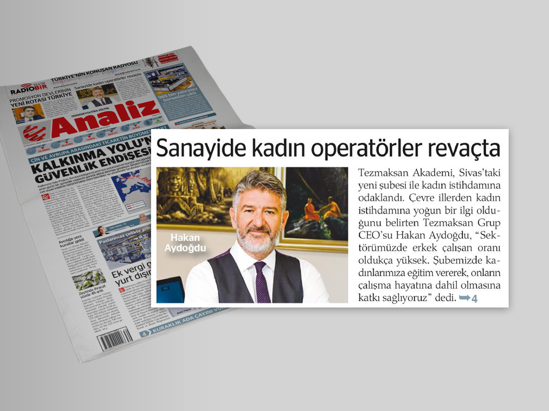 SANAYİDE KADIN OPERATÖRLER REVAÇTA